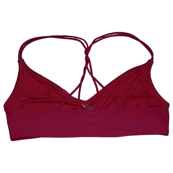 Volcom Bikini Sports Bra Red Women's Size Medium - Picture 2 of 10